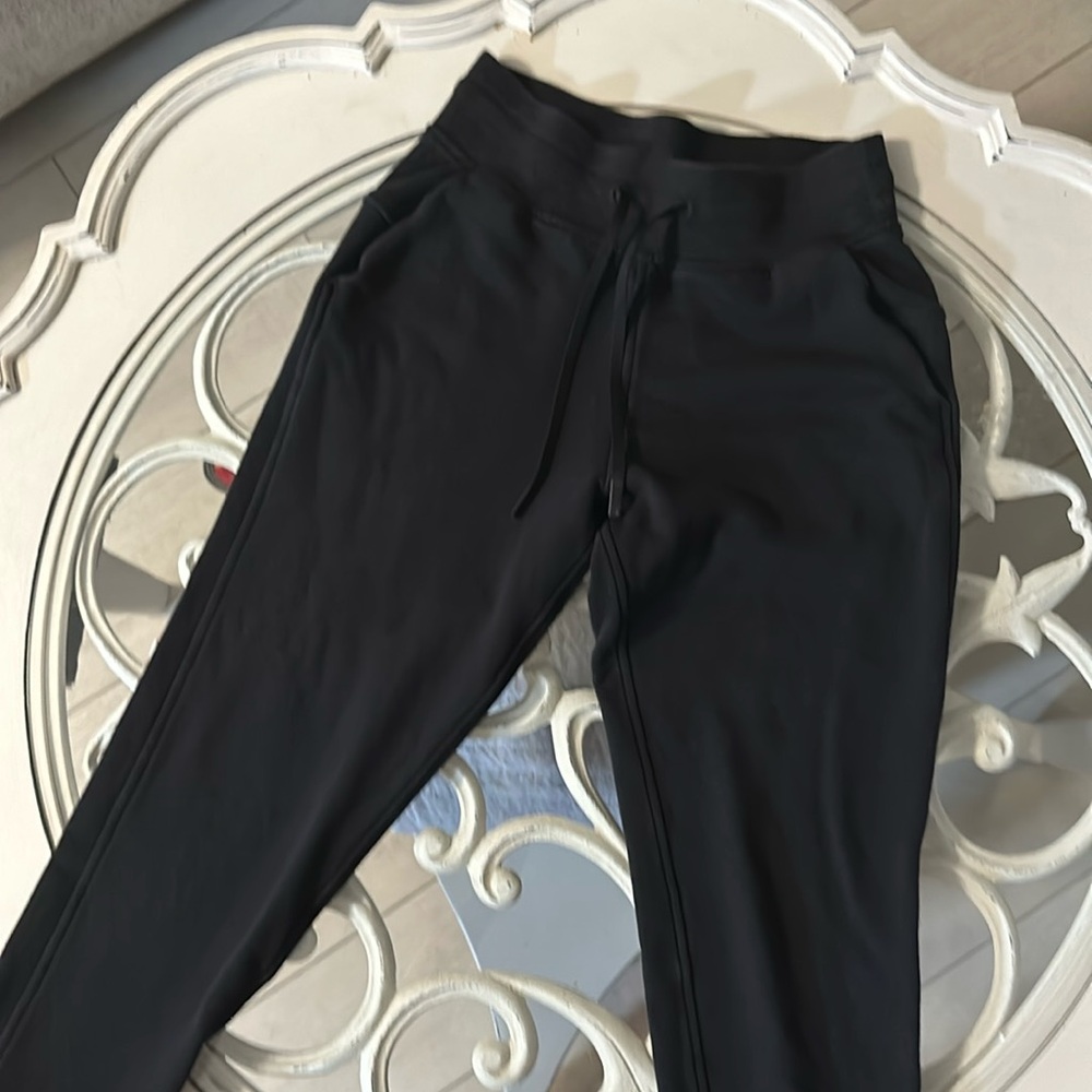 Lululemon fleece joggers.